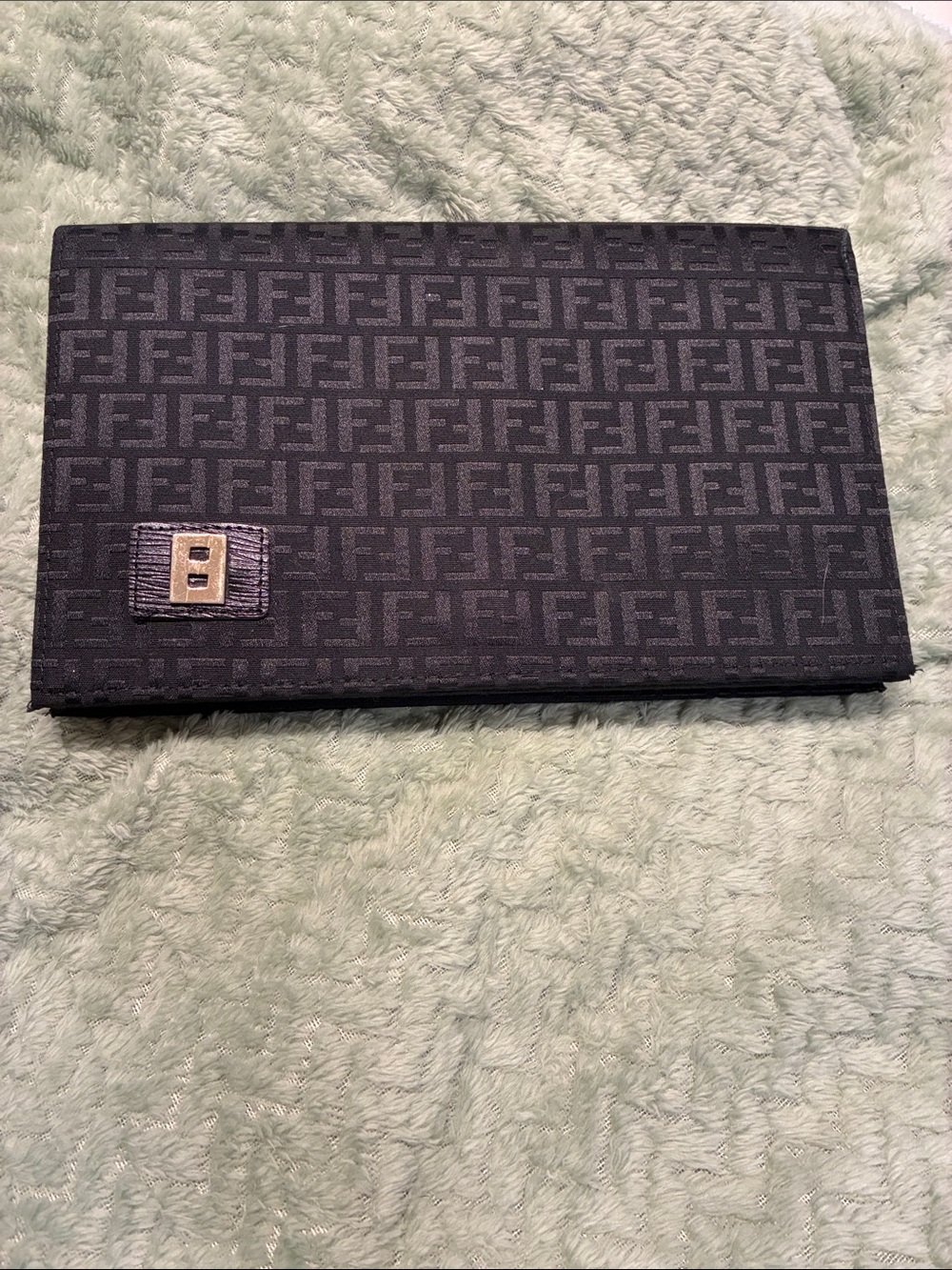 FENDI Slim Black (dupe) Clutch